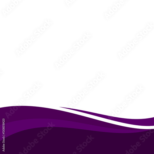 Elegant Wave Footer