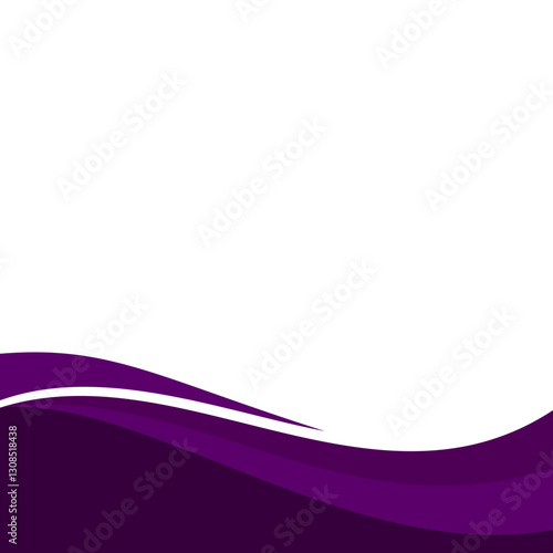 Elegant Wave Footer