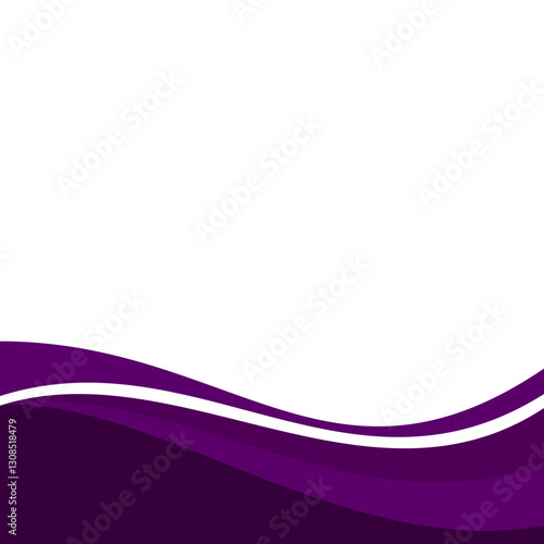 Elegant Wave Footer