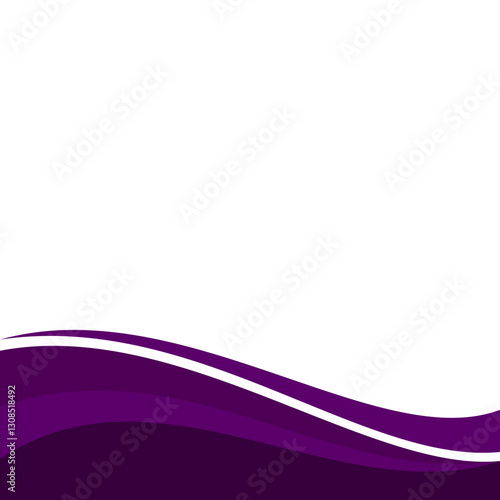 Elegant Wave Footer