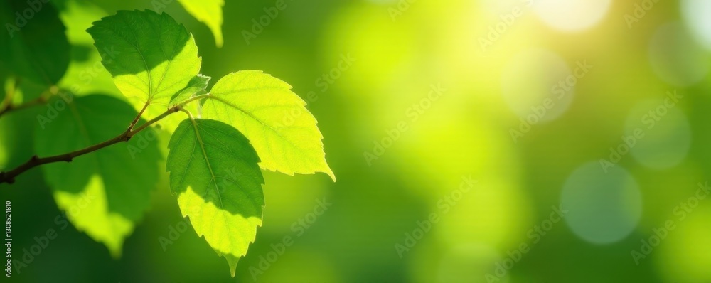 Bright green beech leaves, delicate unfolding, spring sunlight , leaf, early spring Bright green beech leaves, delicate unfolding, spring sunlight , leaf, early spring