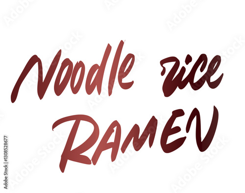 Noodle rice ramen