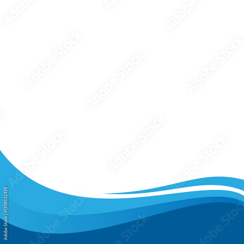 Elegant Wave Footer