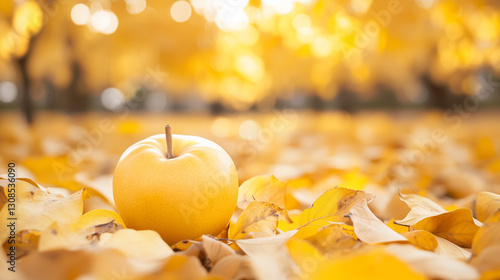 Golden Apple amidst Autumn'...