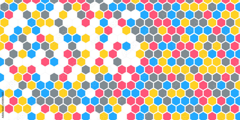 Hexagon background illustration vector template Hexagon background illustration vector template