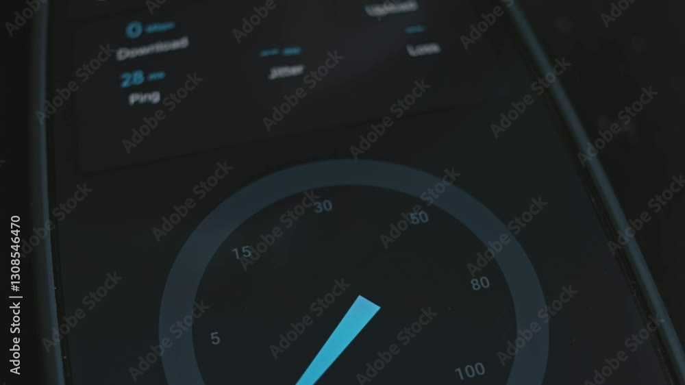Performing a Speed Test on smartphone Performing a Speed Test on smartphone