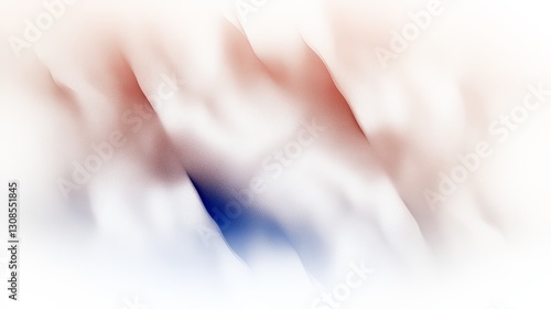 A dreamy abstract image featuring soft, blurred shapes in shades of white, beige, and blue. The smooth gradient and gentle motion effect create a calming, artistic composition.  
