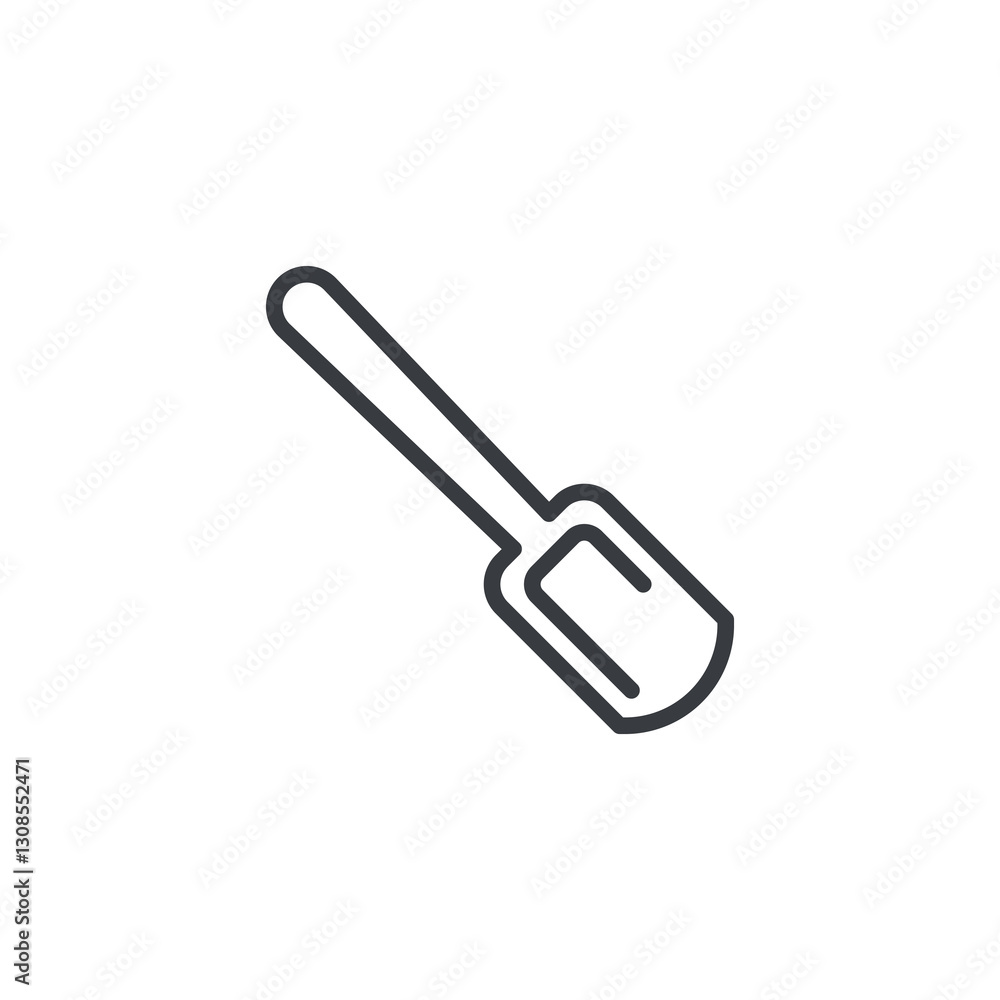 Tea Scoop line icon