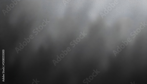 A textured abstract background featuring a blend of black and gray speckles, creating a sense of depth and unevenness, resembling a misty or foggy atmosphere.
