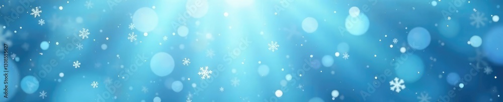 Sparkling tiny snowflakes gently falling onto a light blue misty atmosphere, light blue, crystal formation, misty Sparkling tiny snowflakes gently falling onto a light blue misty atmosphere, light blue, crystal formation, misty
