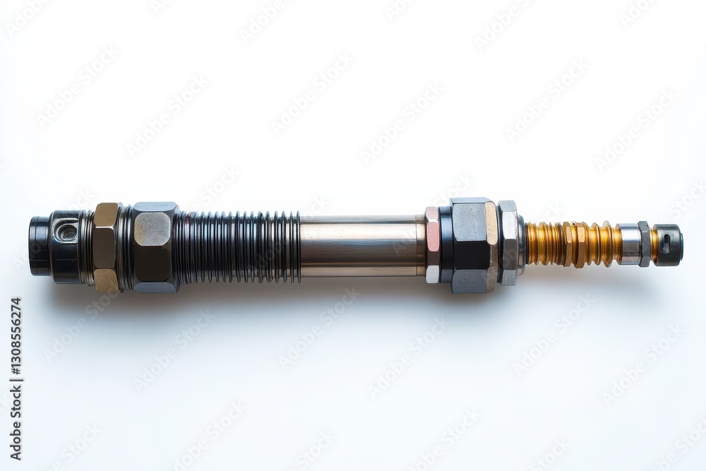 Industrial metallic component, detailed close-up shot. Perfect for engineering, manufacturing, or industrial design projects. Industrial metallic component, detailed close-up shot. Perfect for engineering, manufacturing, or industrial design projects.