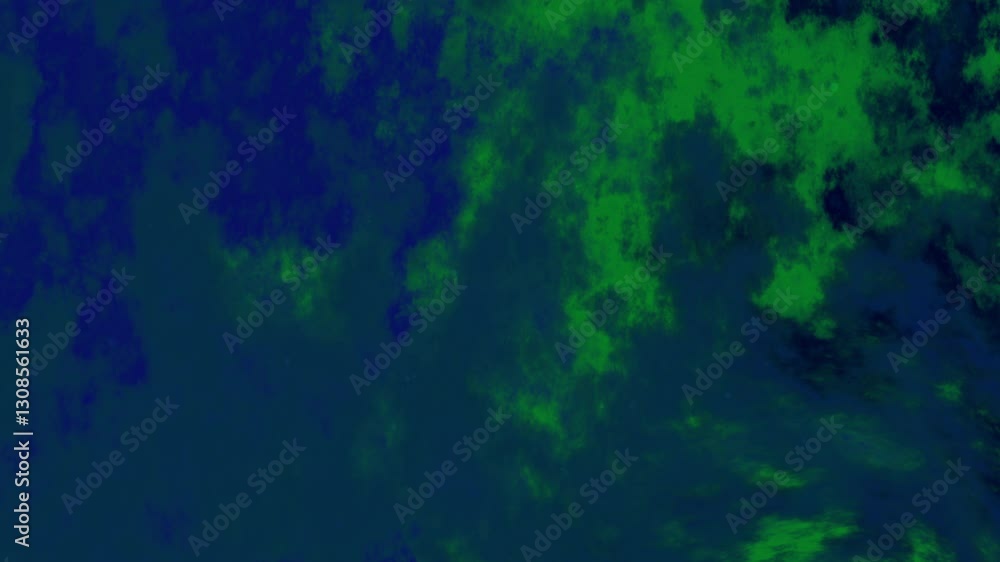 custom made wallpaper toronto digitalAbstract Green and Blue Cloudscape