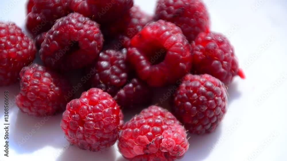 Raspberry. Sweet red raspberries. Juicy raspberries on the table. Fresh Raspberries. Rubus idaeus. Sweet healthy dessert. Fruit dessert. Raspberry. Sweet red raspberries. Juicy raspberries on the table. Fresh Raspberries. Rubus idaeus. Sweet healthy dessert. Fruit dessert.