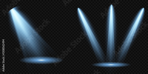 Light blue Star, Soft Sunny Sparkle. Glowing abstract isolated light effects lens. Spotlight and Star with Bokeh and Dust Effect. Glowing Abstract. Lens flash, explosion, spark.