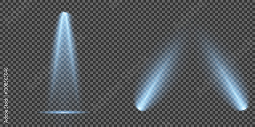Light blue Star, Soft Sunny Sparkle. Glowing abstract isolated light effects lens. Spotlight and Star with Bokeh and Dust Effect. Glowing Abstract. Lens flash, explosion, spark.