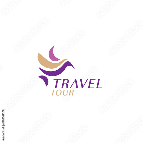 Minimalist Bird Logo for Travel & Aviation Branding