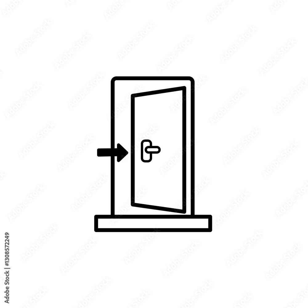 Check In line icon Check In line icon