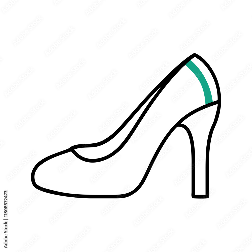 High heel shoe design with minimalist style High heel shoe design with minimalist style