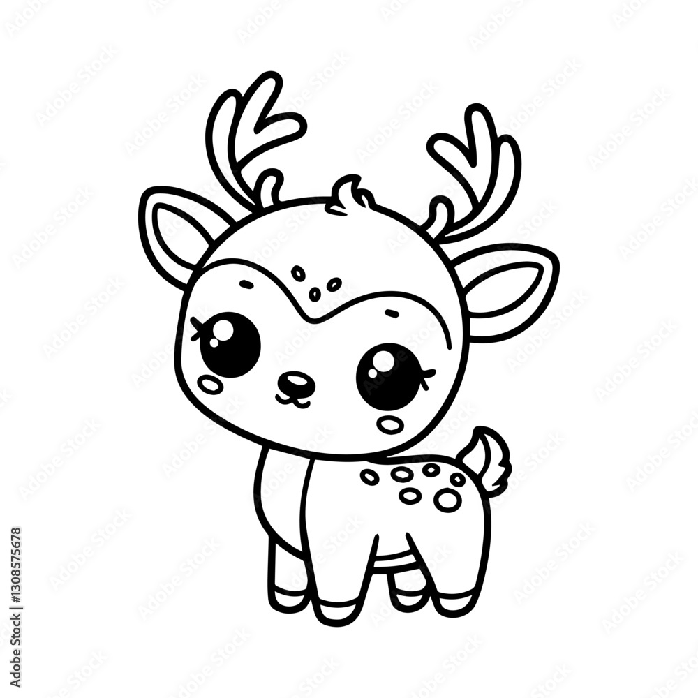 a illustration of deer a illustration of deer