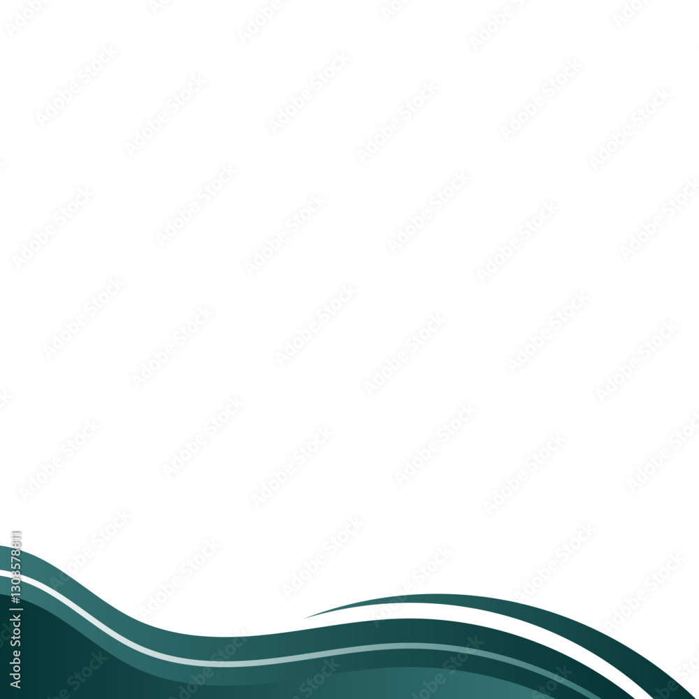 Elegant Wave Footer Elegant Wave Footer