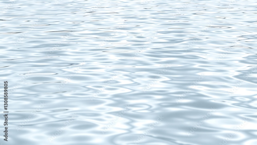 Naklejka premium Water Ripple Texture | Generative AI Background