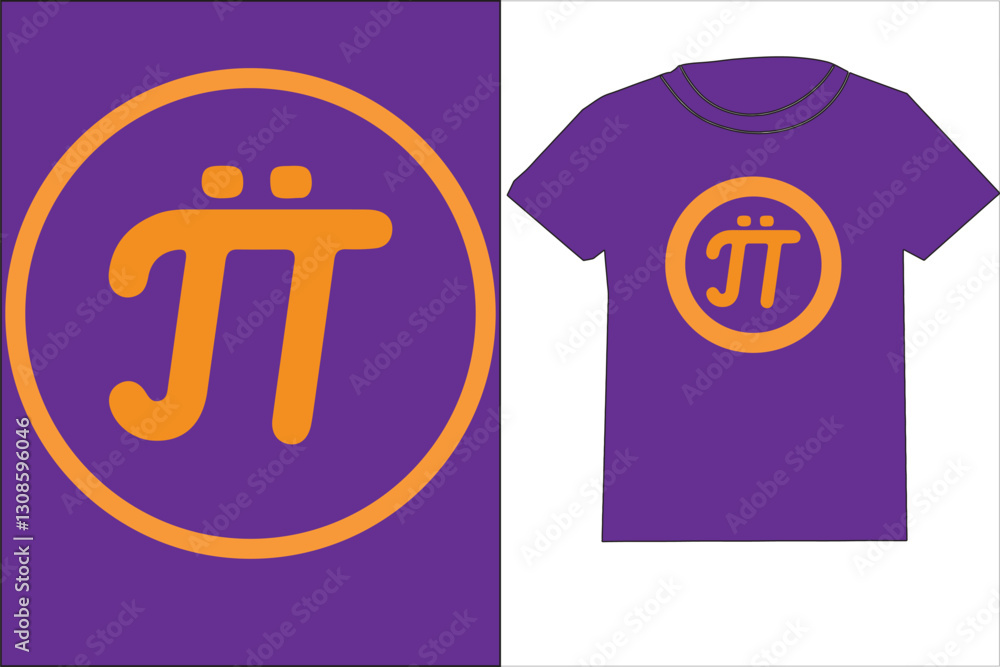 Unique Pi Symbol T-Shirt Design for Math Lovers Unique Pi Symbol T-Shirt Design for Math Lovers