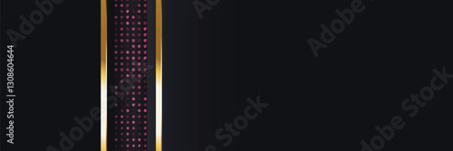 gold banner Abstract vector background board for text and message design modern. vector illustration
