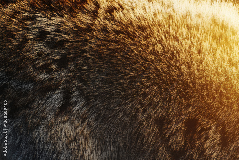 Textured Fur Abstract Background with Warm Light for Animalistic Designs Textured Fur Abstract Background with Warm Light for Animalistic Designs