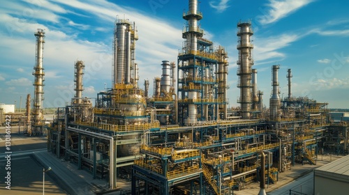 Wallpaper Mural Smart Industry 4.0 system on a digital tablet, technician monitoring refinery equipment with industrial background Torontodigital.ca