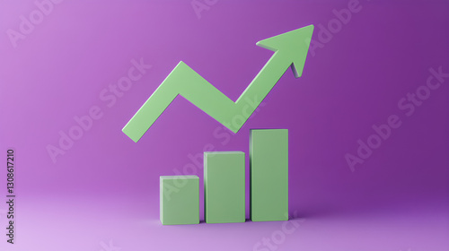 3d Green arrow growing up icon. Minimal Cartoon Success Green arrow up soaring finances icon isolated on purple background. Finance business economics progress concept Free Download 3d Green arrow growing up icon. Minimal Cartoon Success Green arrow up soaring finances icon isolated on purple background. Finance business economics progress concept - GFXLoad