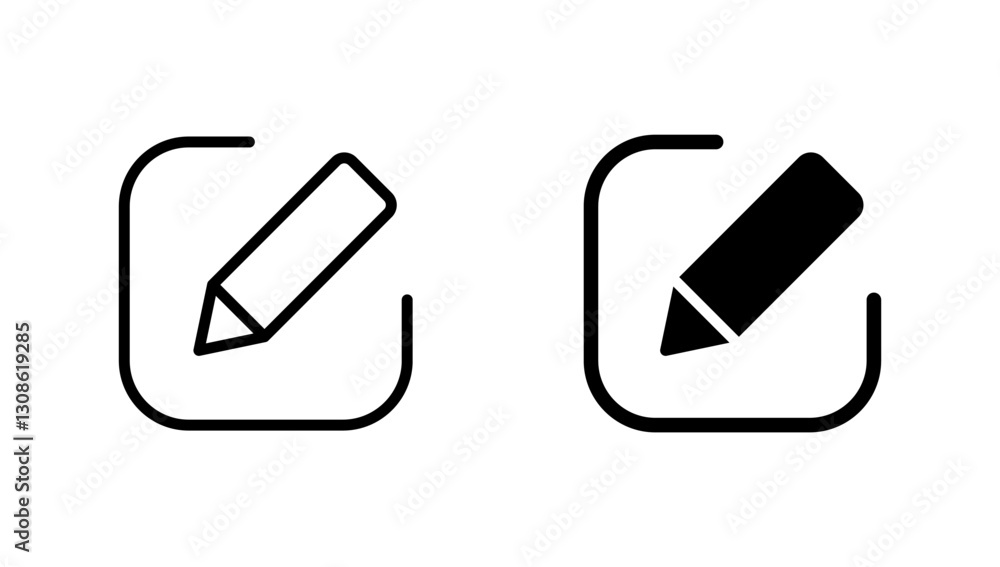 Edit icon vector. edit document sign and symbol. edit text icon. pencil. sign up Edit icon vector. edit document sign and symbol. edit text icon. pencil. sign up