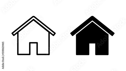 House icon vector. Home sign and symbol