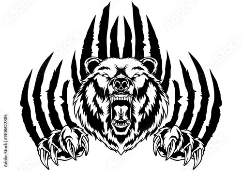 Scratch Grizzly Bear