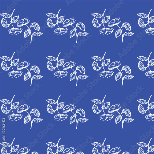 seamless pattern with flowers