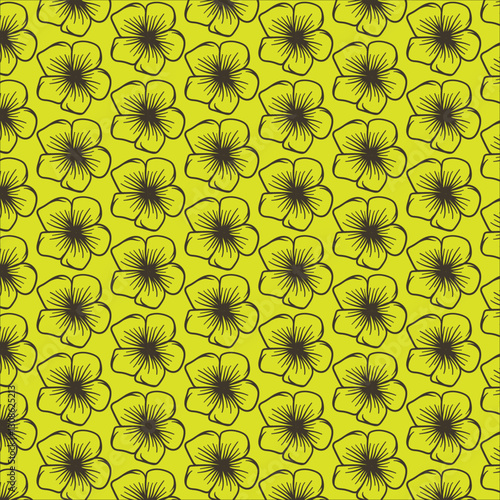 yellow flower pattern