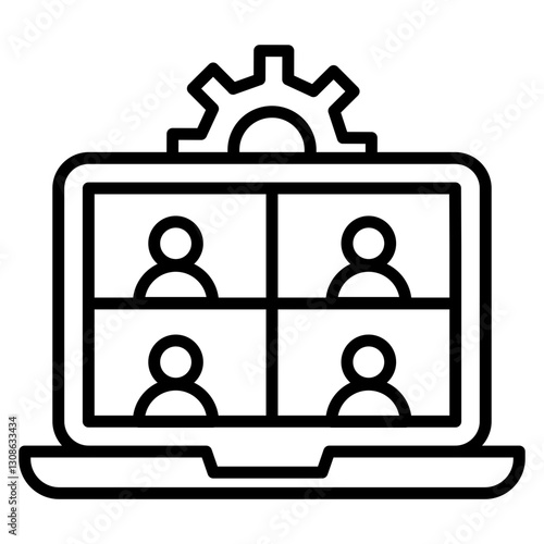 Video Conference Icon