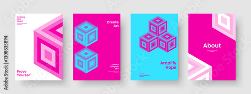 Creative Book Cover Layout. Abstract Report Design. Geometric Background Template. Banner. Poster. Brochure. Flyer. Business Presentation. Advertising. Catalog. Portfolio. Notebook. Journal