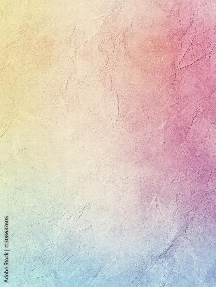 Fototapeta premium Dreamy Texture: Delicate textures and a spectrum of soft, muted colors blend seamlessly, evoking a sense of calm and subtle depth. This artwork captures an abstract essence. 