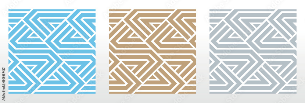 Set of abstract geometric patterns. Seamless vector backgrounds. Colored ornaments Graphic modern patterns Simple lattice graphic design Set of abstract geometric patterns. Seamless vector backgrounds. Colored ornaments Graphic modern patterns Simple lattice graphic design