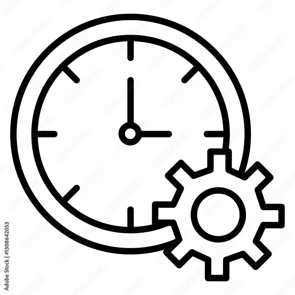 Time Management Icon Time Management Icon