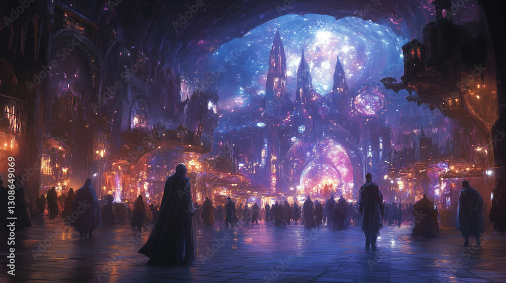 Obraz premium christmas tree lights