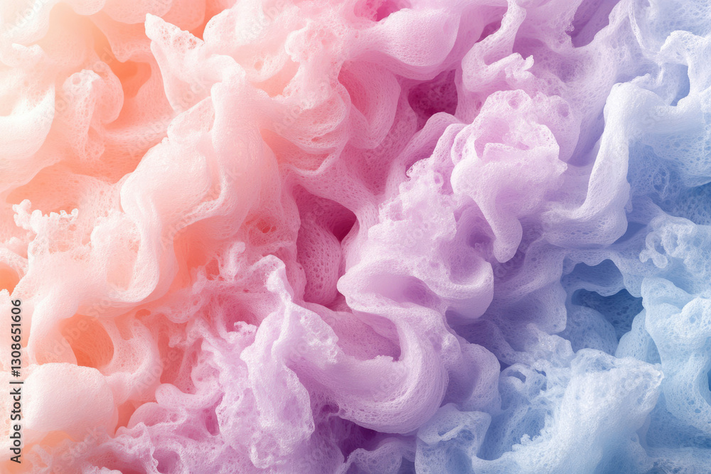 Abstract pastel foam texture with a blend of pink, purple, and blue colors. Abstract pastel foam texture with a blend of pink, purple, and blue colors.