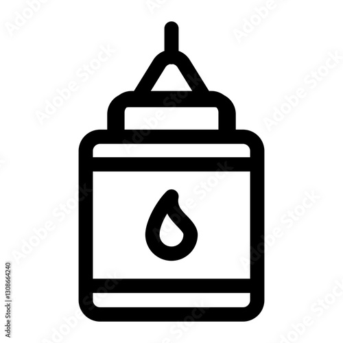 sewing oil icon for illustration