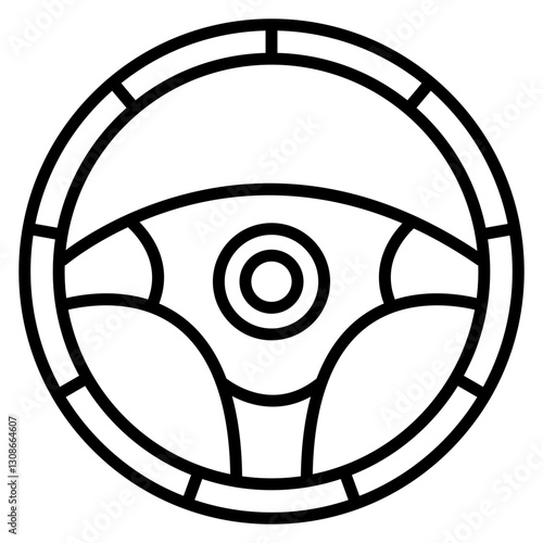 Steering Wheel Icon