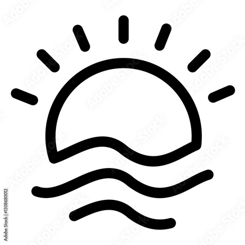 dawn  icon for illustration