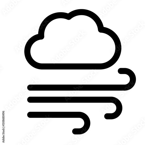 typhoon  icon for illustration