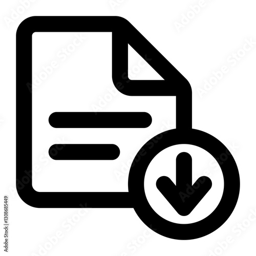 file download icon for illustration