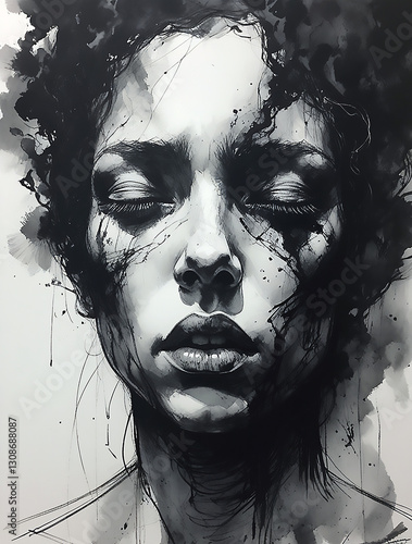 portrait of a young woman with dreadlocks