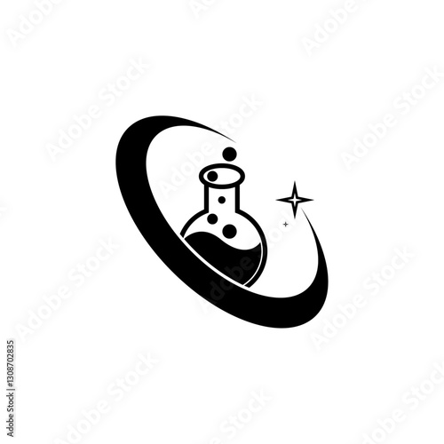 homeopath logo . Vector logo for alternative medicine store.