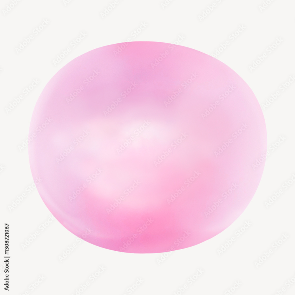 Fototapeta premium Bubble gum, 3D rendering design